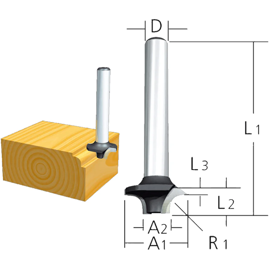Makita High Speed Steel Beading Router Bit (HSS) | Makita by KHM Megatools Corp. Makita High Speed Steel Beading Router Bit (HSS) | Makita by KHM Megatools Corp.